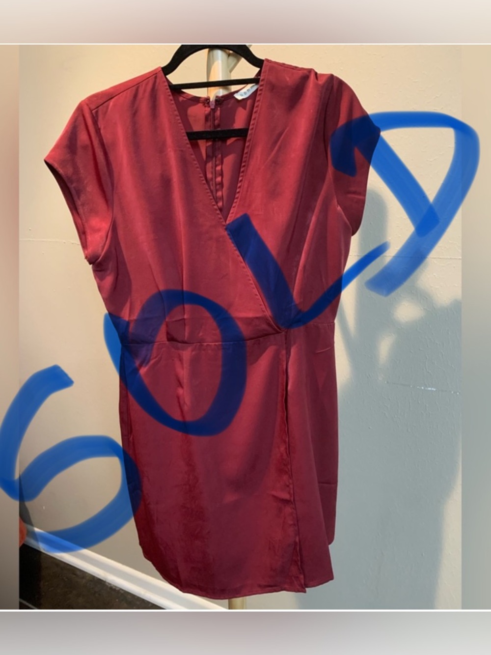 💥 Bohme faux wrap midi dress